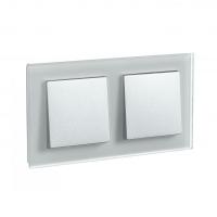 Рамка 2-постовая Systeme Electric AtlasDesign Nature белая ATN330102