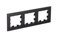 Рамка 3-постовая Systeme Electric AtlasDesign Nature оникс ATN312303