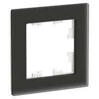 Рамка 1-постовая Systeme Electric AtlasDesign Nature черная ATN331001