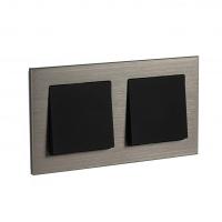 Рамка 2-постовая Systeme Electric AtlasDesign Nature Латунь ATN312202