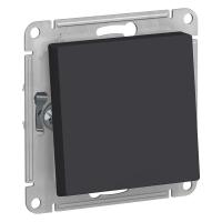 Переключатель одноклавишный проходной Systeme Electric AtlasDesign 10A 250V карбон ATN441061