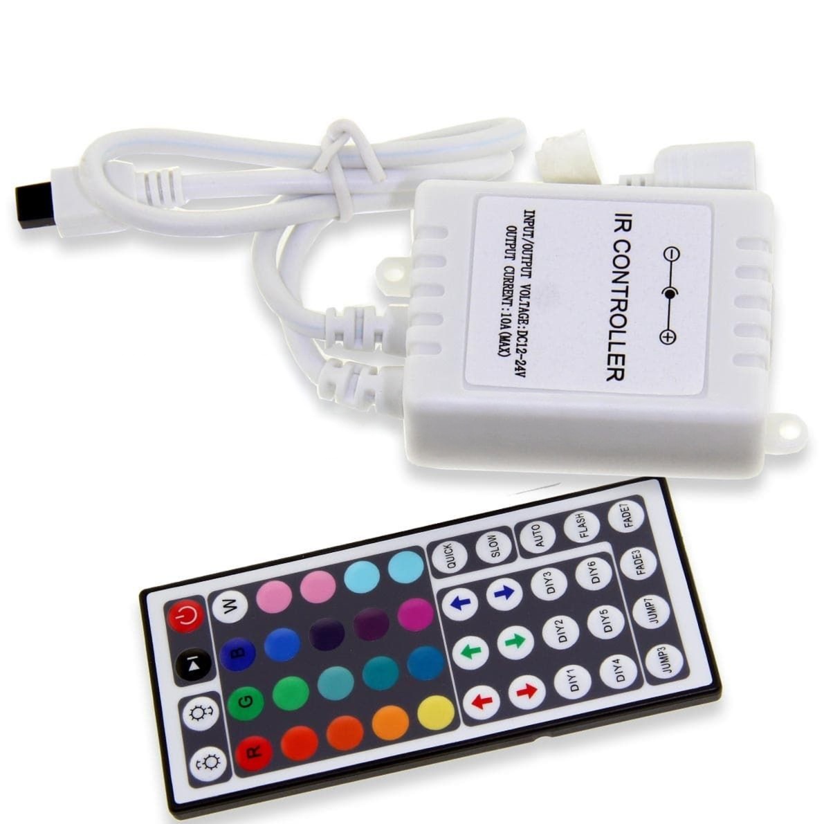 Контроллер RGB 12V 144W 12A  c большим ИК пультом 51326 (CRL144ESB)