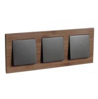 Рамка 3-постовая Systeme Electric AtlasDesign Nature бамбук ATN353203