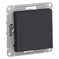 Выключатель кнопочный Systeme Electric AtlasDesign 10A 250V карбон ATN001015