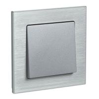 Рамка 1-постовая Systeme Electric AtlasDesign Nature серебро ATN312101