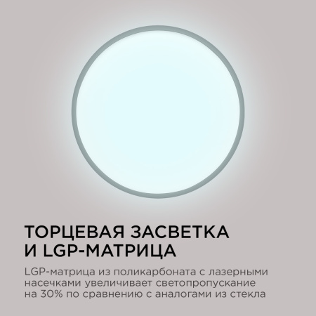 Настенно-потолочный светодиодный светильник Apeyron Spin 18-134