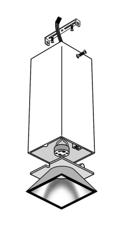 Потолочный светильник Jazzway PDL-S 14074 GU10 5031449