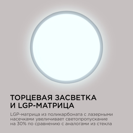 Настенно-потолочный светодиодный светильник Apeyron Spin 18-128