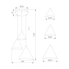 Подвесная люстра TK Lighting 16633 Cono