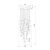 Подвесная люстра TK Lighting 10099 Nilos
