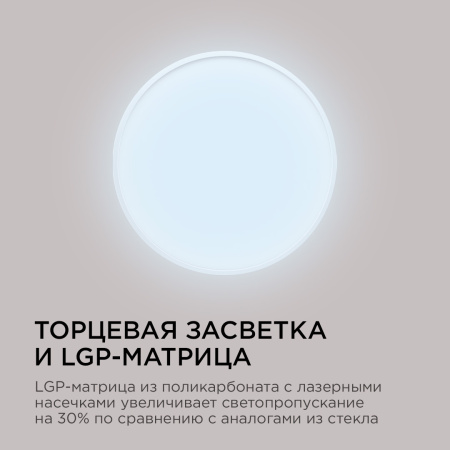Настенно-потолочный светодиодный светильник Apeyron Spin 18-136