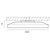 Светильник светодиодный настенно-потолочный Arco Eco Lightstar 225751