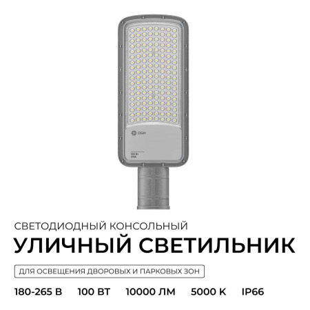 Уличный консольный светодиодный светильник OGM O29-02