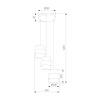 Подвесная люстра TK Lighting 5981 Calisto