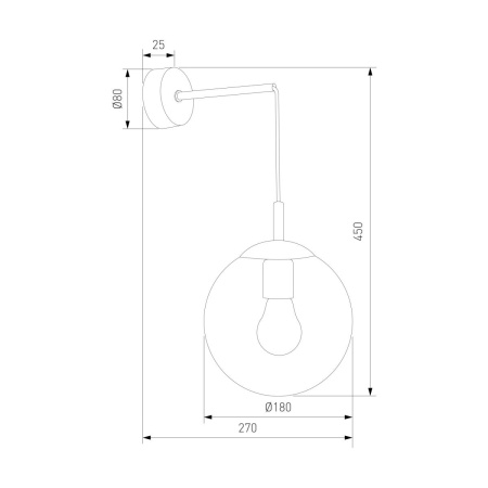 Бра TK Lighting 5387 Esme
