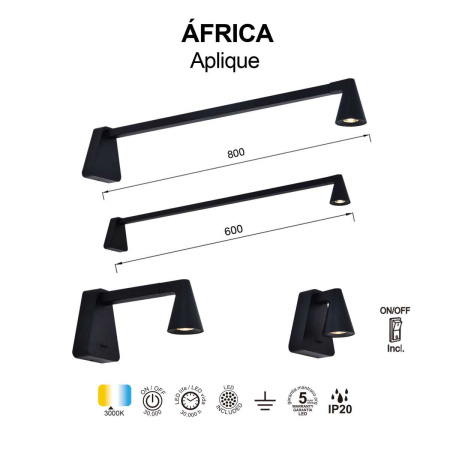 Настенный светильник Mantra Africa 9414