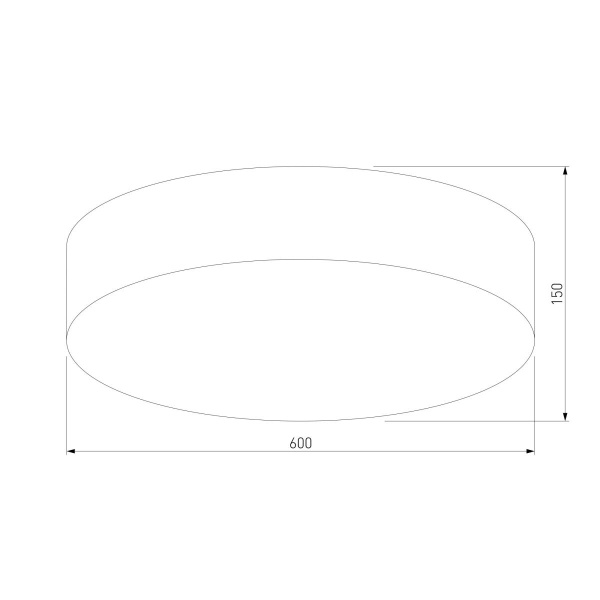 Потолочный светильник TK Lighting 5637 Rondo Linen