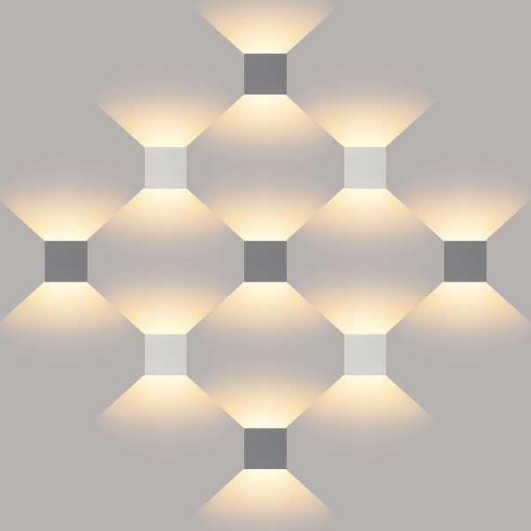 Уличный настенный светодиодный светильник Elektrostandard 1548 Techno LED Winner белый a038412