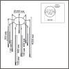 Подвесная люстра Lumion Stick Ledio 8400/27L