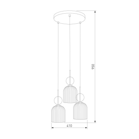 Подвесной светильник TK Lighting 11021 Sophia Cognac a071820