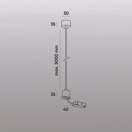 Подвод питания Denkirs Smart Base TR2124-WH