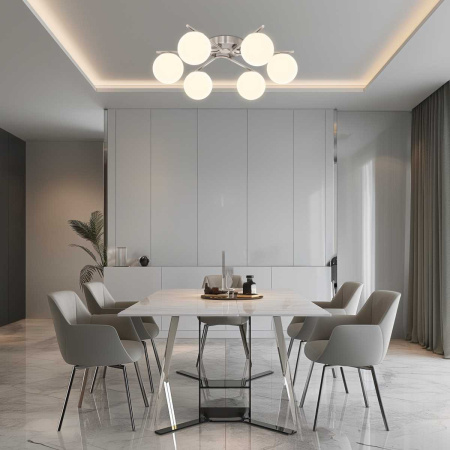 Потолочная люстра Citilux Адам Смарт Хром CL228A161