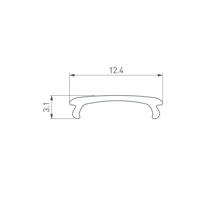 Рассеиватель Arlight ALM-W13-2020 Frost 026748(1)