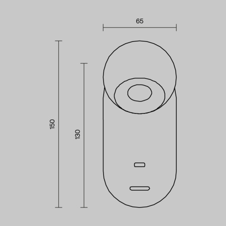 Бра Maytoni Modern MOD434WL-L5BS3K