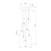 Подвесная люстра TK Lighting 5362 Nilos