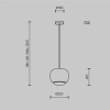 Подвесной светильник Maytoni MOD466PL-L12B3K