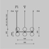 Подвесной светильник Maytoni Ring MOD013PL-06BS1