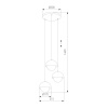 Подвесная люстра TK Lighting 10206 Bono
