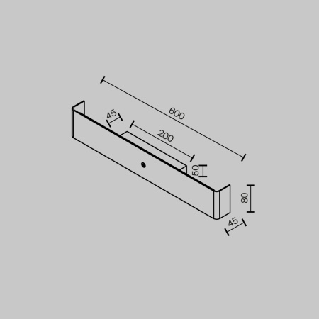 Бра Maytoni MOD492WL-L12BK
