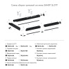 Подвод питания для шинопровода Denkirs Smart Base TR2100-BK